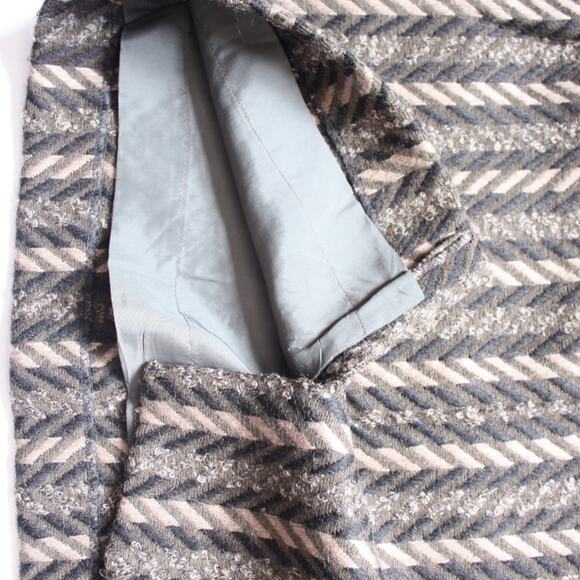 Vintage Union Made Skirt Women's Size 6 Brown Wool Pencil - Picture 3 of 5